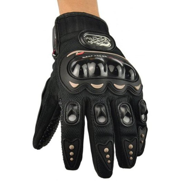 1Pair Breathable Outdoor Riding Motorcycle Climbing Training Mittens Black Gloves