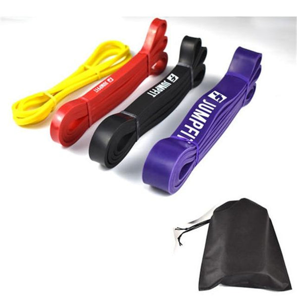 Set Of Natural Latex Pull Up Exercise Resistance Bands Home Gym Equipment