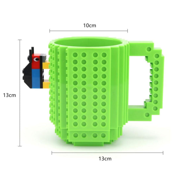350Ml Creative Build On Brick Mug Building Coffee Cup Mugs