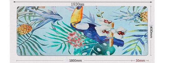 Suede Yoga Mat Non Slip Gym Fitness Exercise Pilates Mats & Non Slip Towels