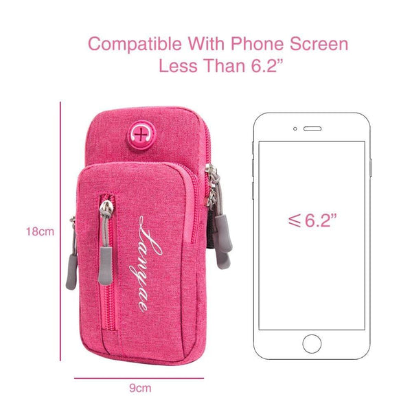 Jogging Arm Band Mobile Holder Sports Running Exercise Phone Case Cover Armbands