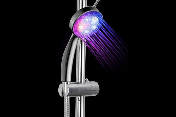 Magic Automatic Colourful Rainbow Led Light Shower Head Shower Heads & Combos