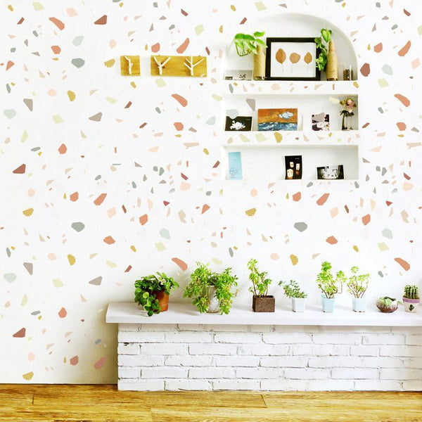Terrazzo Wall Decals Removable Stickers Decor Wall Stickers