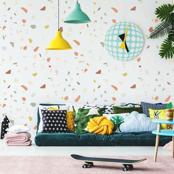 Terrazzo Wall Decals Removable Stickers Decor Wall Stickers