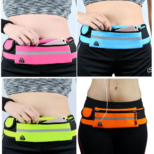 Running Bum Bag Fanny Pack Travel Waist Bags Money Zip Belt Pouch Sports Wallet Waist Packs & Bags