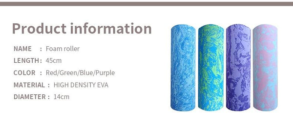 Eva Yoga Foam Roller Physio Back Training Pilates Gym Exercise Massage F01 Foam Rollers