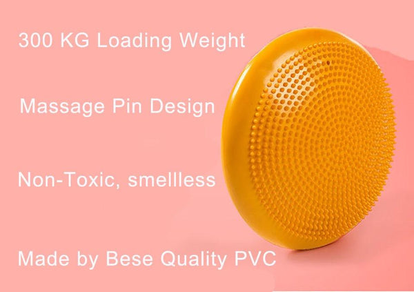 Balance Trainers Inflatable Yoga Massage Ball Pad Gym Fitness Wobble Stability Balance Disc F01