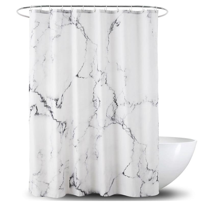 Shower Curtains White Marble Shower Curtain