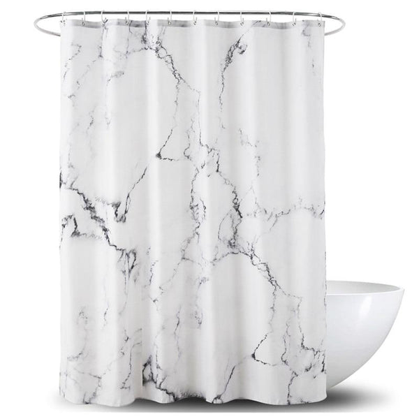 White Marble Shower Curtain Shower Curtains