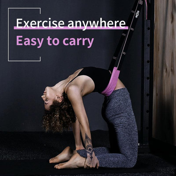 Yoga Waist Back Stretch Band Door Anchor Pilates Stretching Flexibility Accessory Yoga Straps