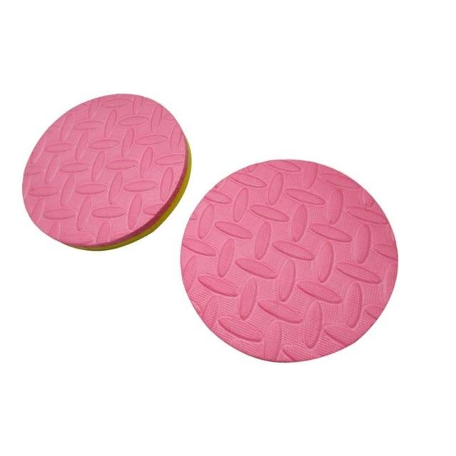 2Pcs Yoga Workout Knee Pad Pilates Foam Cushion Round Blocks Yoga & Pilates Accessories
