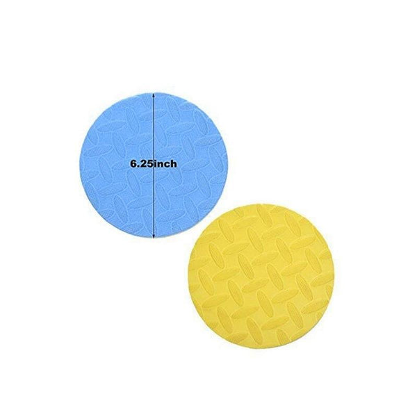 2Pcs Yoga Workout Knee Pad Pilates Foam Cushion Round Blocks Yoga & Pilates Accessories