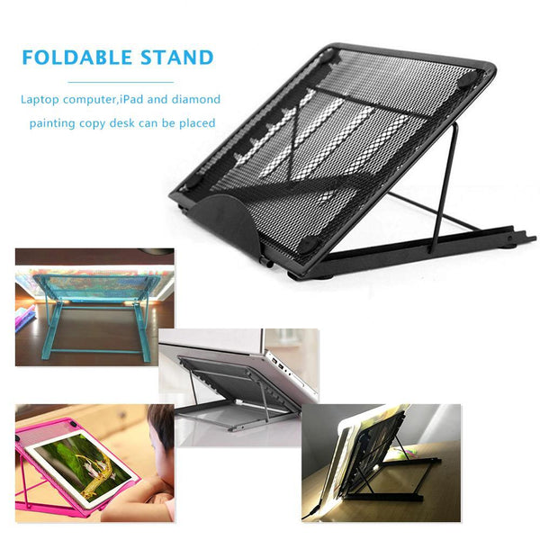 Diamond Painting Foldable Stand Light Pad Canvas Holder Ipad Tablet Mounts Stands & Holders