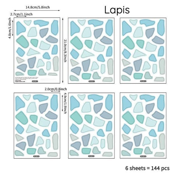 Terrazzo Wall Decals Removable Stickers Decor Wall Stickers