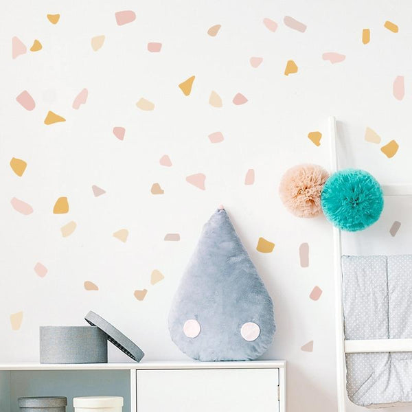 Terrazzo Wall Decals Removable Stickers Decor Wall Stickers