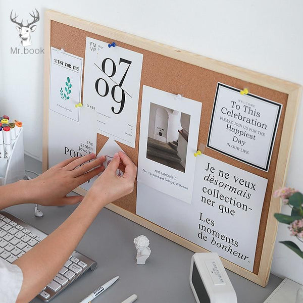 Cork Board Office Message Wall Decor Organiser Message Boards