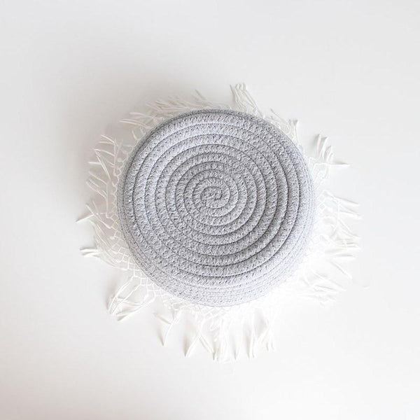 Nordic Cotton Rope Tassel Storage Baskets Boho Decor Storage Bins & Baskets