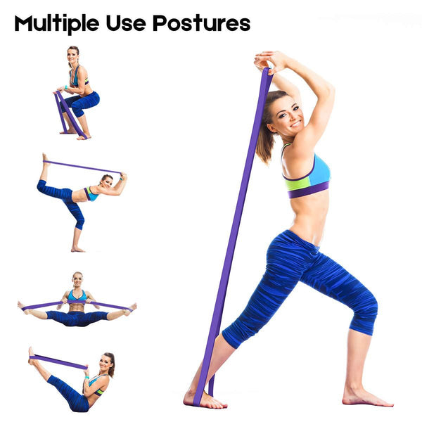 Set Of 5 Heavy Duty Resistance Band Loop Power Gym Fitness Exercise Yoga Workout