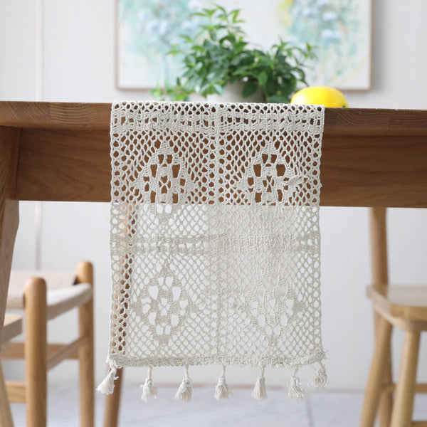 Lace Crochet Table Runner Decor Table Runners