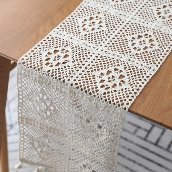 Lace Crochet Table Runner Decor Table Runners