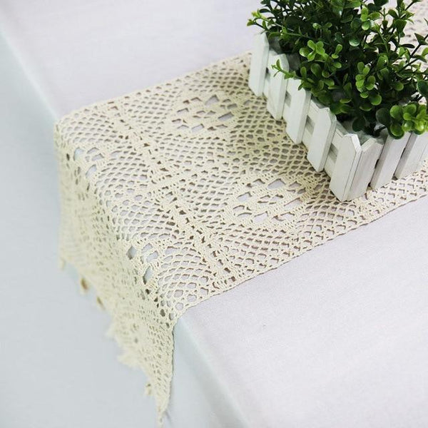 Lace Crochet Table Runner Decor Table Runners