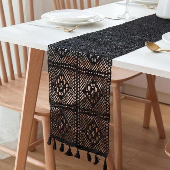 Lace Crochet Table Runner Home Decor