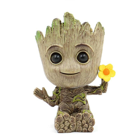 Little Groot Mini Flowerpot Plant Holder Desktop Decoration Baskets Pots Window Boxes