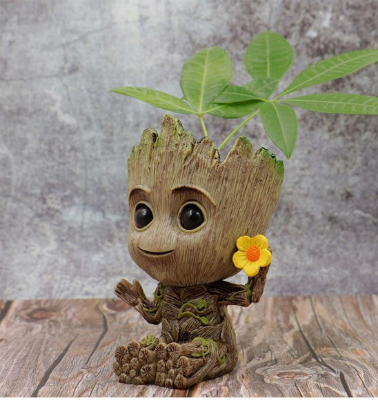 Little Groot Mini Flowerpot Plant Holder Desktop Decoration Baskets Pots Window Boxes