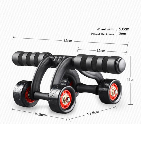 Ab Roller Abdominal Muscle Workout Wheels Home Gym Equipment