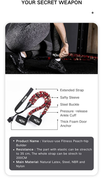 Booty Resistance Bands Butt Lifter Fitness Equipment Gym Resistance Trainers