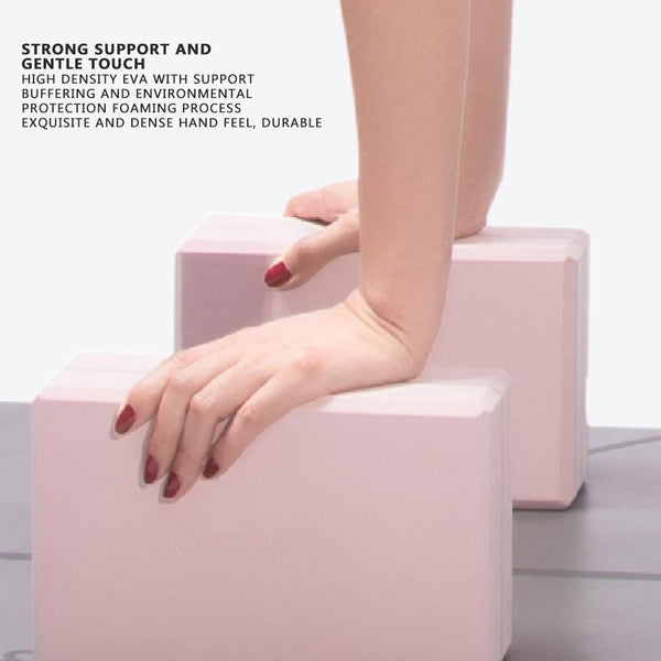 Eva Yoga Block Fitness Foam Brick Exercise Gym Sports Pilates Stretching F01 Au Stock Yoga Props