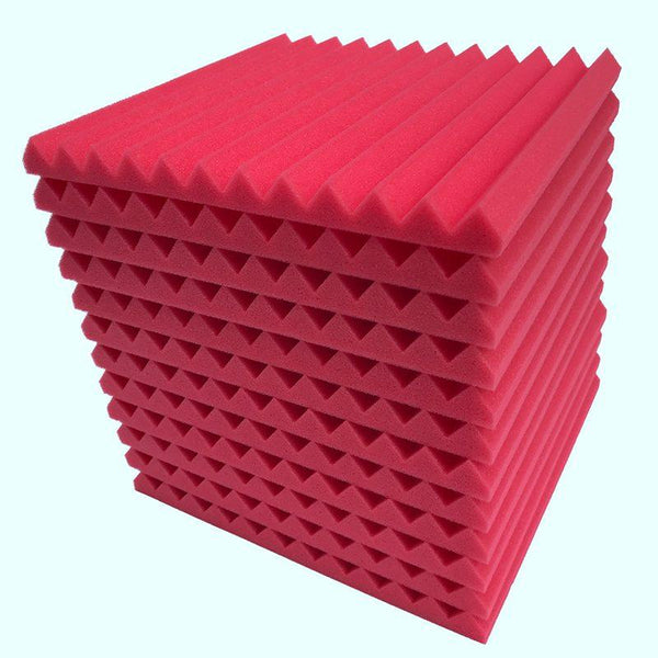 12Pcs Soundproofing Acoustic Panels Foam Tiles Inch X