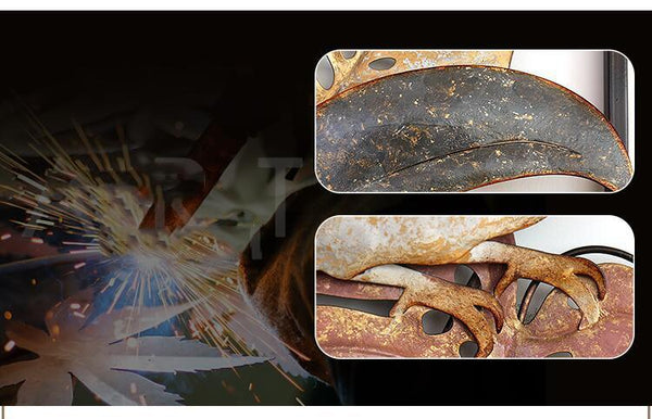 Modern Wrought Iron 3D Flower Or Birds Hanging Wall Decorations Sculptures & Figurines