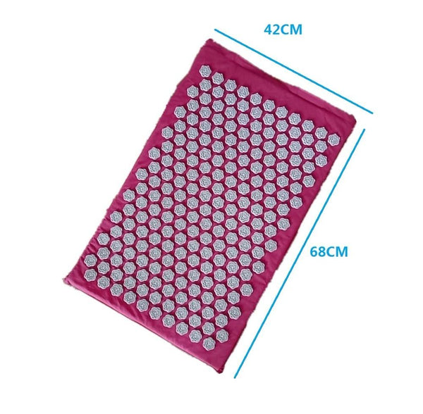 Lotus Acupressure Mat Cushion Pillow Yoga Stress Relief Relaxation F01 Massagers