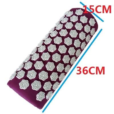 Lotus Acupressure Mat Cushion Pillow Yoga Stress Relief Relaxation F01 Massagers
