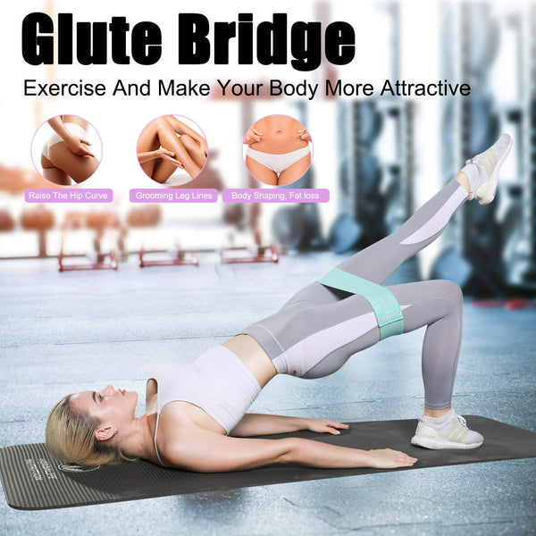 3 / Set Fabric Resistance Bands Butt Exercise Loop Hip Circle Legs Glutes Women Fitness Yoga & Pilates Accessories