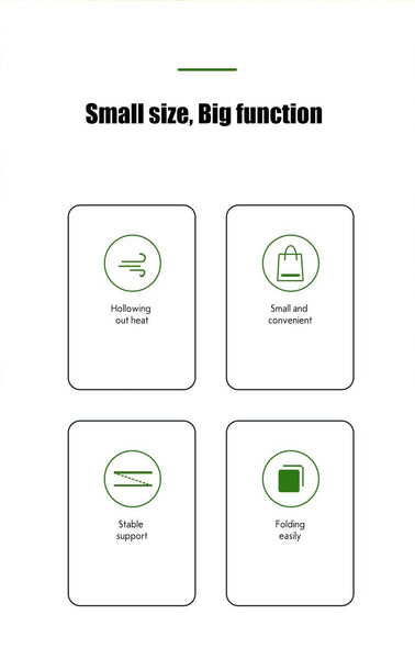 Mini Laptop Notebook Stand Ergonomic Office Accessories Stands Holders & Car Mounts