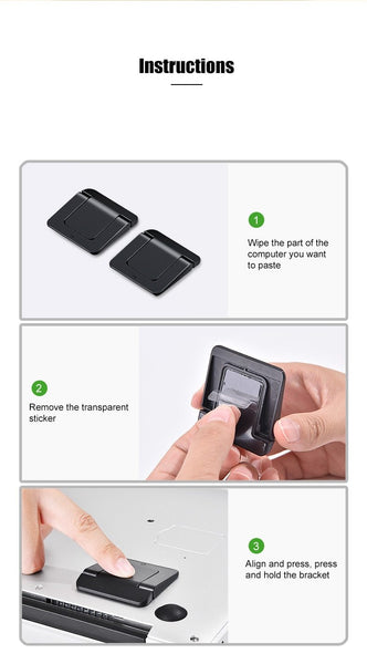 Mini Laptop Notebook Stand Ergonomic Office Accessories Stands Holders & Car Mounts