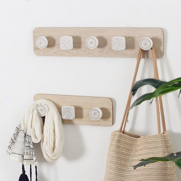 Wall Hanging Boho Hooks Minimalist Stylish Decor Wall Hooks & Hangers