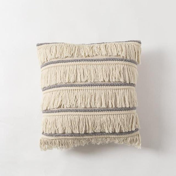 Boho Fringe Tassel Cushion Cover Decor Cushions & Decorative Pillows