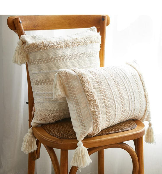 Boho Neutral Pillow Cushion Covers Decor Cushions & Decorative Pillows