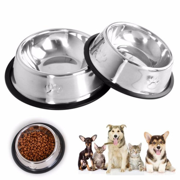 Stainless Steel Dog Bowls Pet Feeding Equipment