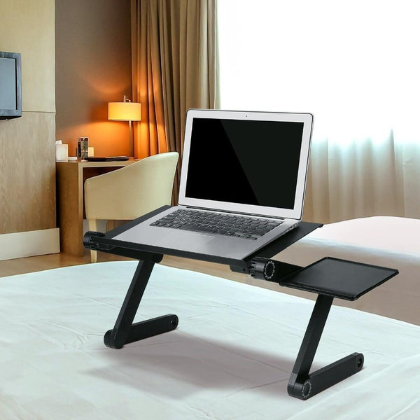 Folding Laptop Desk Ergonomic Aluminum Bed Stand Stands Holders & Car Mounts
