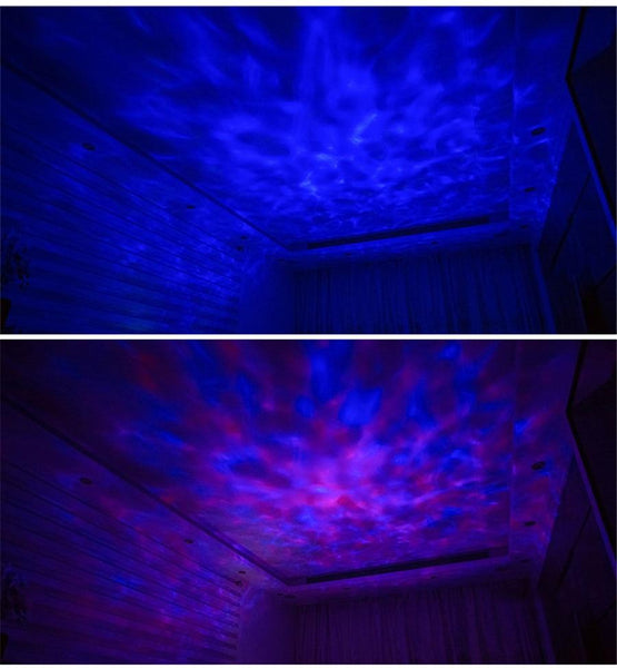Ocean Wave Projector Led Night Light Usb Remote Control Night Lights