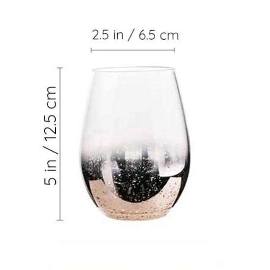 Crystal Ombre Wine Glasses Drinkware Wine & Champagne Glasses