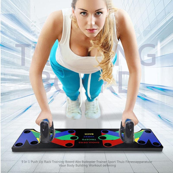 Foldable Push Up Board Fitness Workout Train Gym Exercise Pushup Stands Push Up Stands