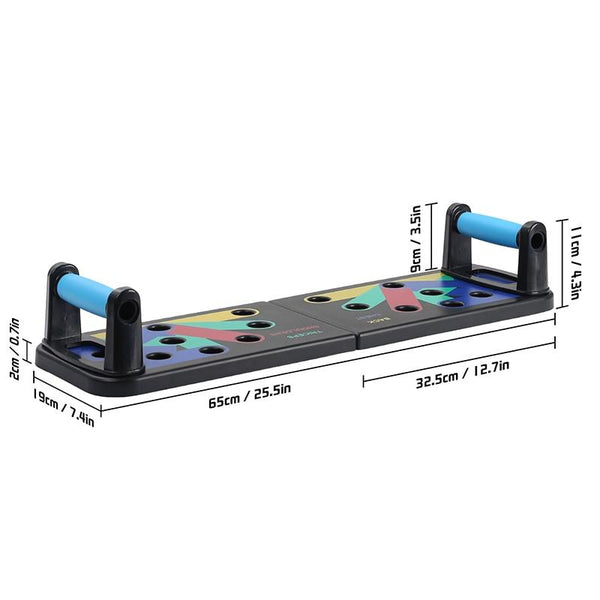 Foldable Push Up Board Fitness Workout Train Gym Exercise Pushup Stands Push Up Stands