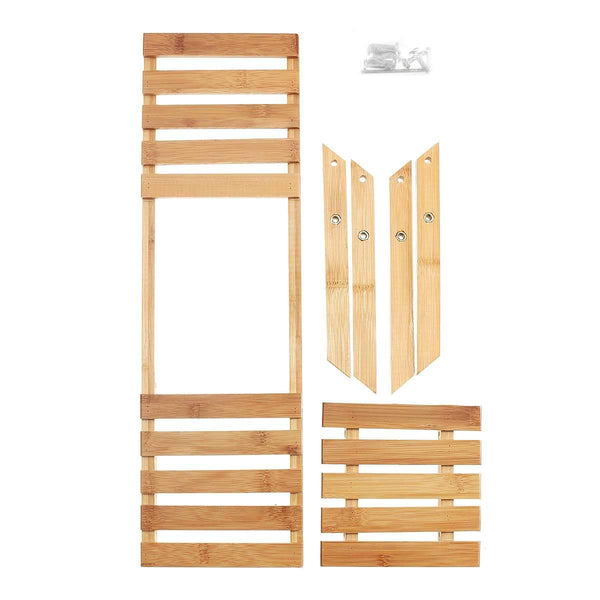 Bamboo Plant Flower Shelf Stand Indoor Or Outdoor Pot Rack Holder Decor Plant Stands