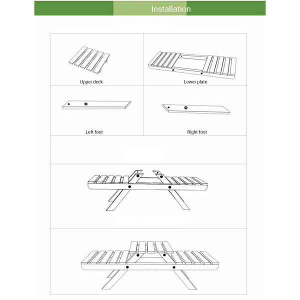 Bamboo Plant Flower Shelf Stand Indoor Or Outdoor Pot Rack Holder Decor Plant Stands