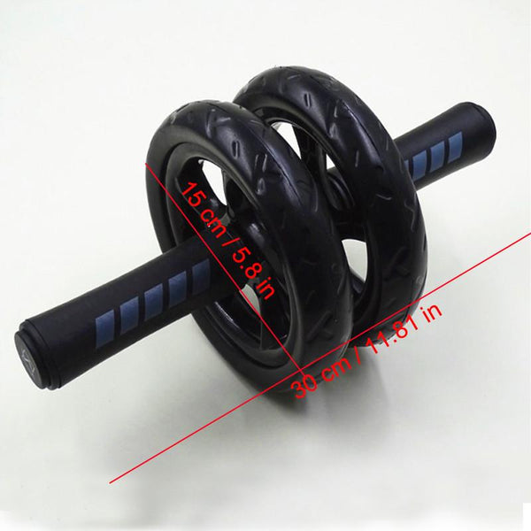 Abdominal Roller Wheel Fitness Waist Core Workout Exercise Home Gym Free Mat